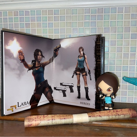 Lara Croft And The Temple Of Osiris - Gold Edition Mini Figure (No Game) NEW - Picture 3 of 5